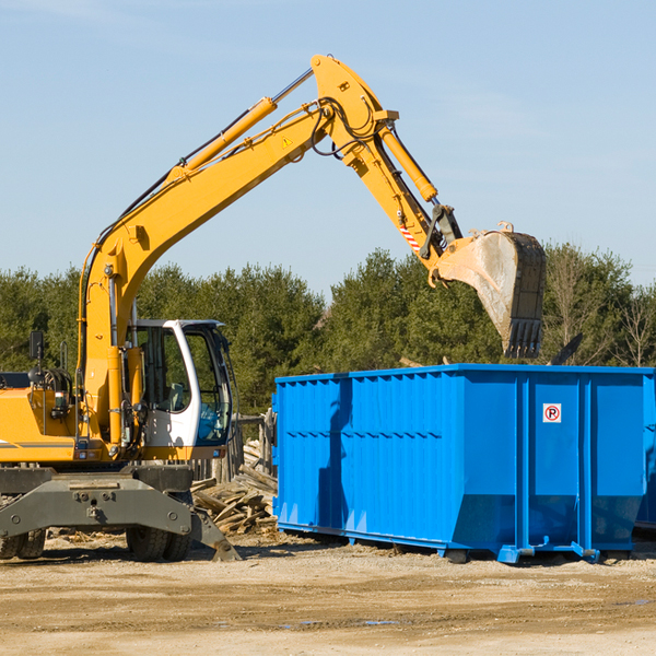 can i rent a residential dumpster for a construction project in Falls Mills VA